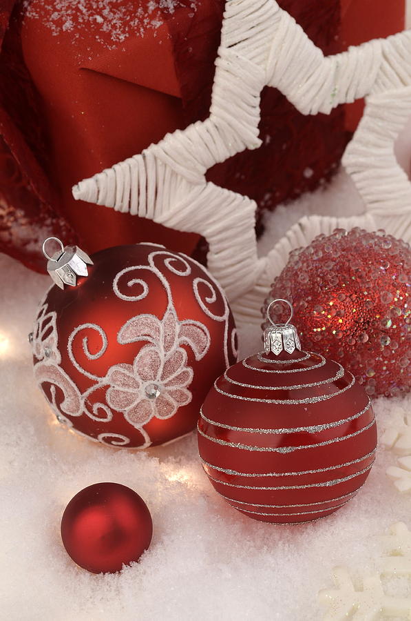 Christmas baubles Photograph by Patrick Hoenderkamp | Fine Art America