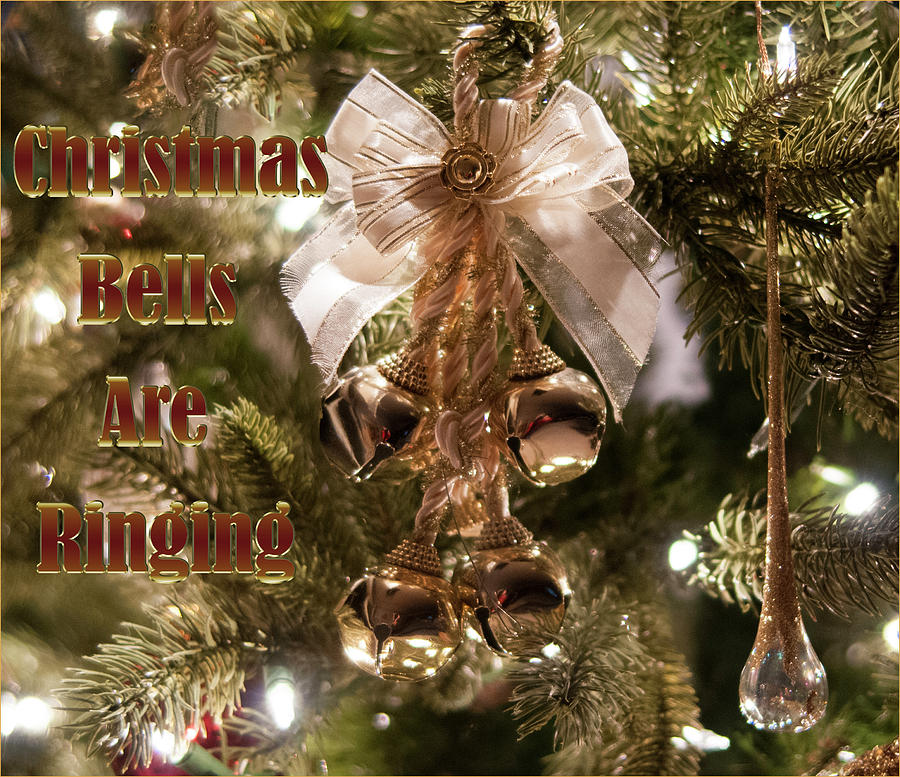 Christmas Photograph - Christmas Bells Greeting Card by Phyllis Taylor