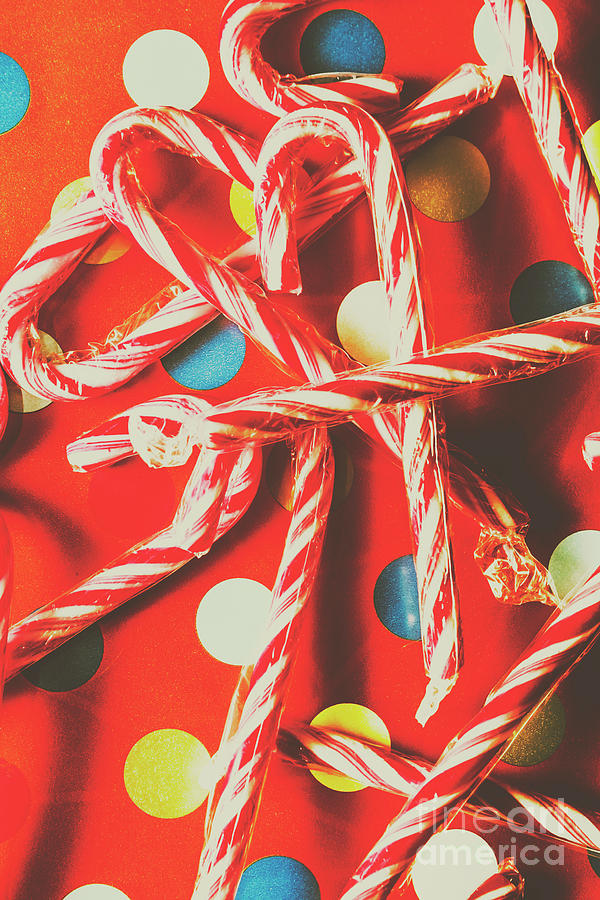 Christmas candy canes Photograph by Jorgo Photography