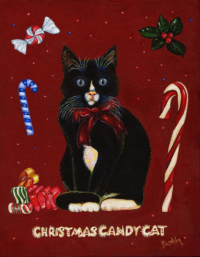 Christmas Candy Cat by Bronwen Skye Christmas Candy Cat by Bronwen Skye