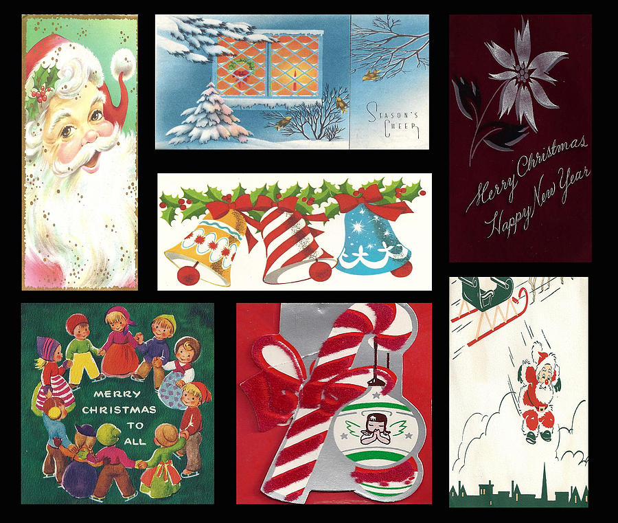 Christmas Collage  Digital Art by Cathy Anderson