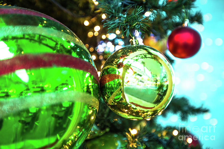 Christmas coloful balls Photograph by Benny Marty