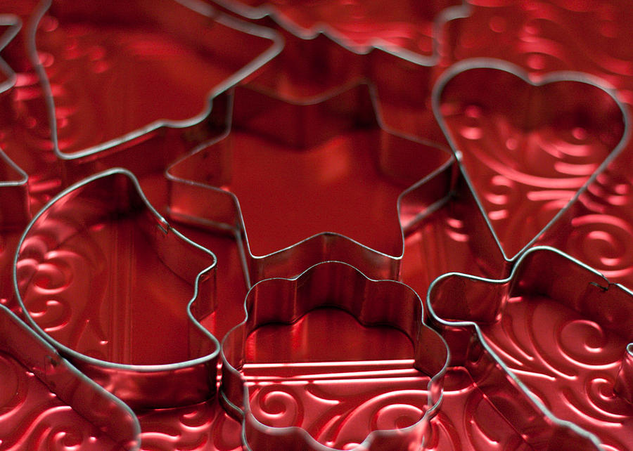 Christmas Cookie Cutters No Text  Photograph by Maggie Terlecki