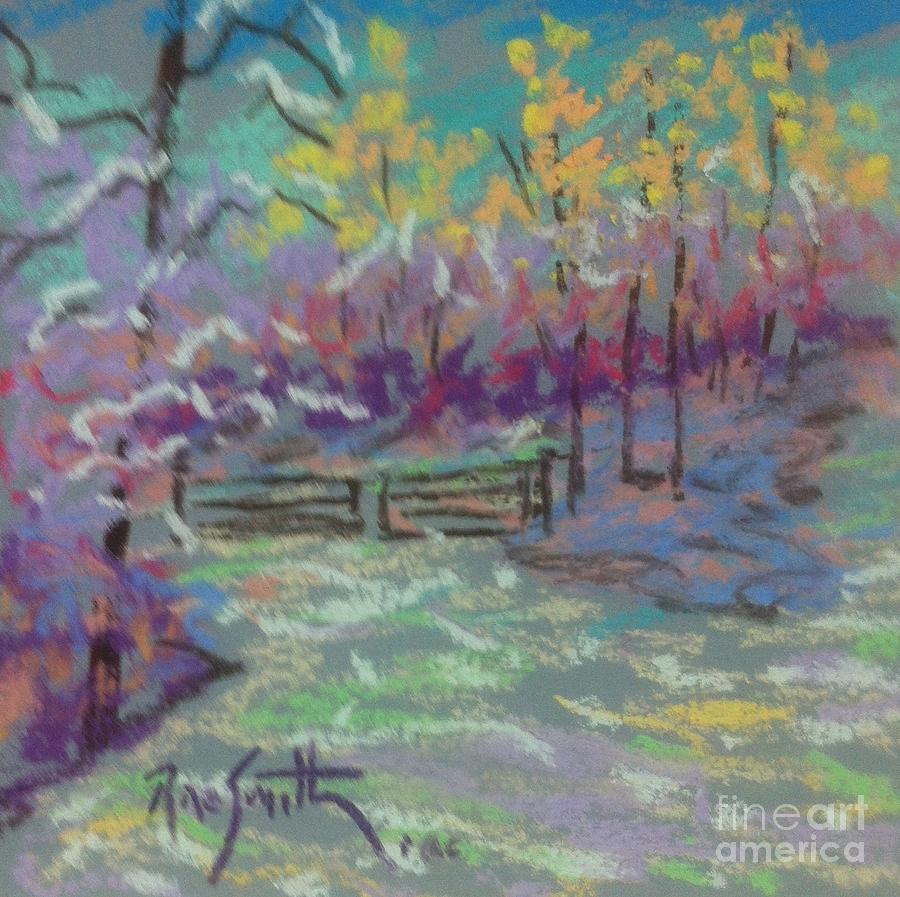 Christmas Day Sketch Pastel by Rae  Smith PAC