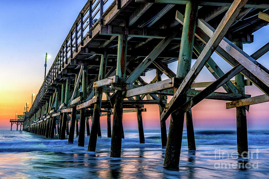 Christmas Day Sunrise at the Pier #2 Photograph by David Smith