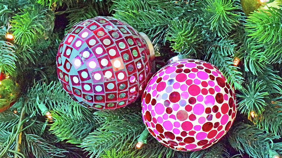 Christmas Dots No. 1-1 Photograph by Sandy Taylor