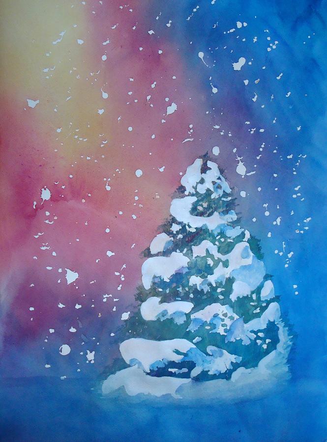 Christmas Eve Painting by Sandra Frosst - Fine Art America