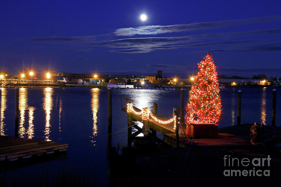 Christmas Full Moon Photograph by Butch Lombardi