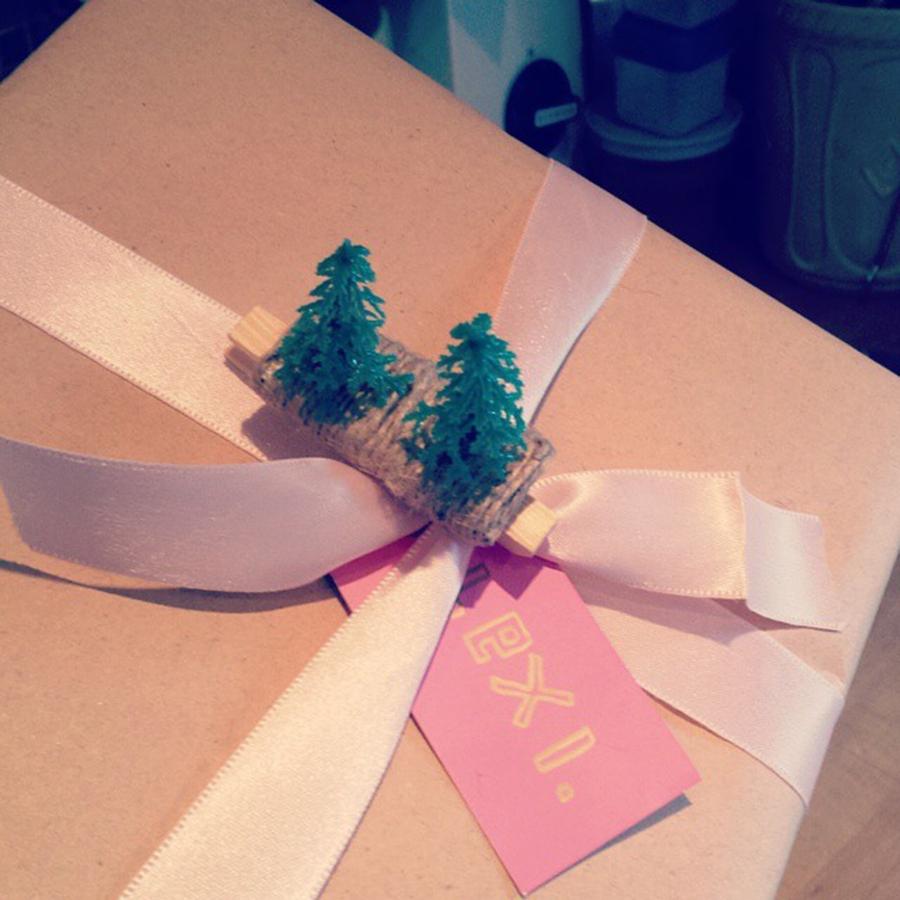 Christmas Gift Wrap, Pegs Of Glitter Photograph by Julie Featherstone Christmas Gift Wrap, Pegs Of Glitter Photograph by Julie Featherstone
