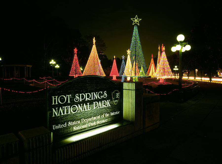 Christmas, Hot Springs National Park Photograph by Buddy Mays