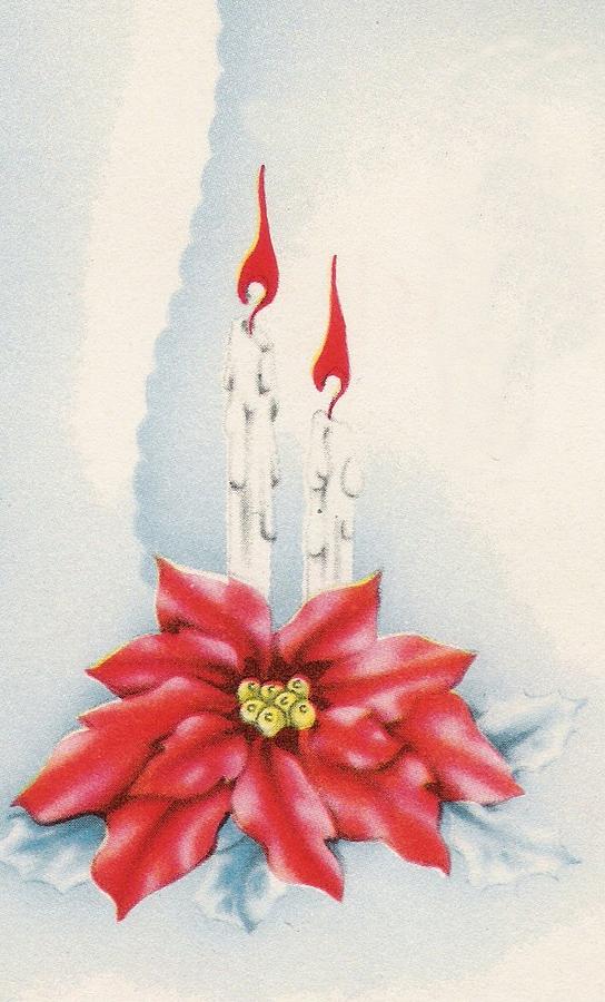 Christmas Illustration 04 - Candles Painting by Bellavista Gallery ...