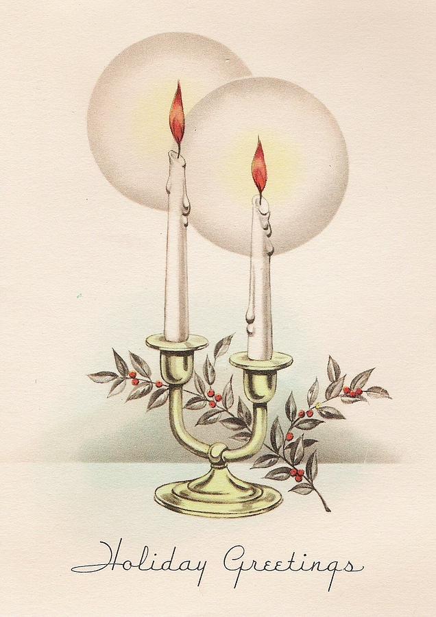Christmas Illustration 1106 - Vintage Christmas Cards - Christmas ...
