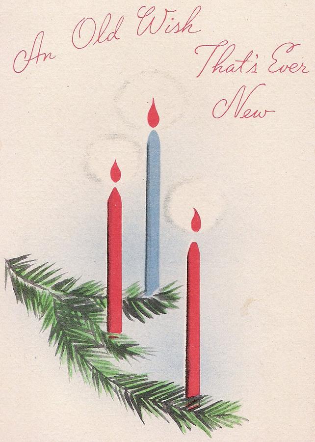 Christmas Illustration 1347 - Vintage Christmas Cards - Christmas ...
