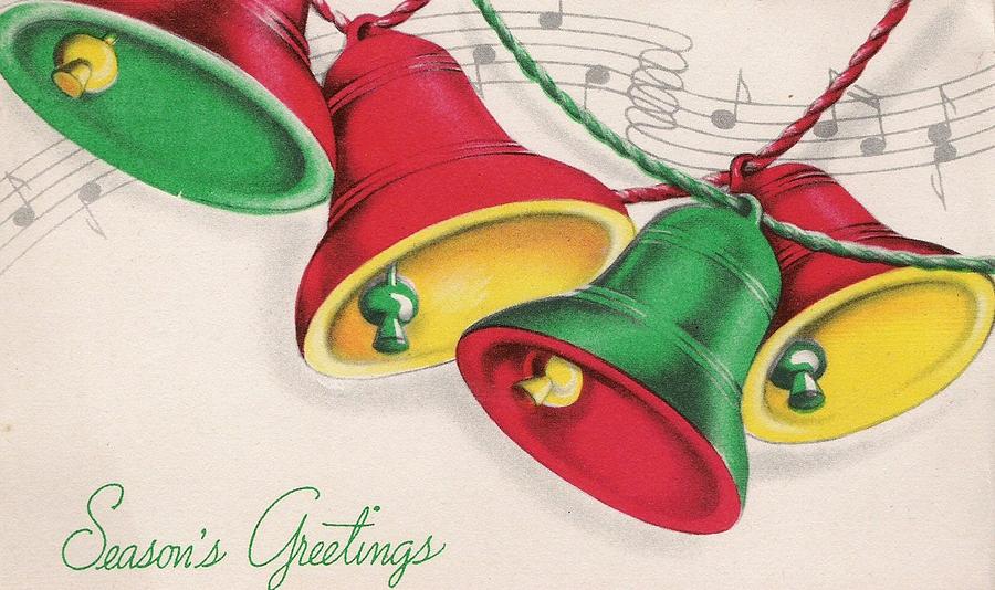 Christmas illustration 629 - christmas bells Painting by Bellavista ...