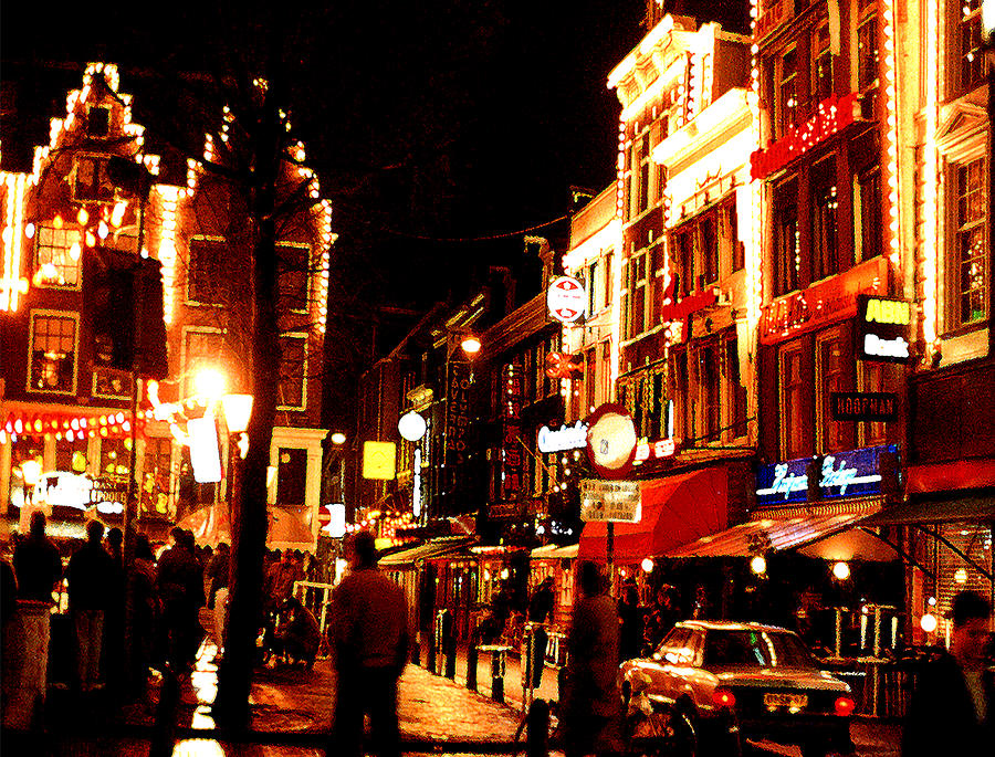 Christmas Photograph - Christmas in Amsterdam by Nancy Mueller