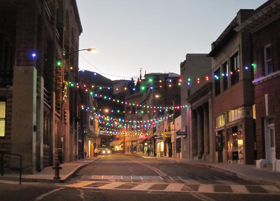 Christmas in Bisbee Arizona Photograph by Robert Visor Pixels