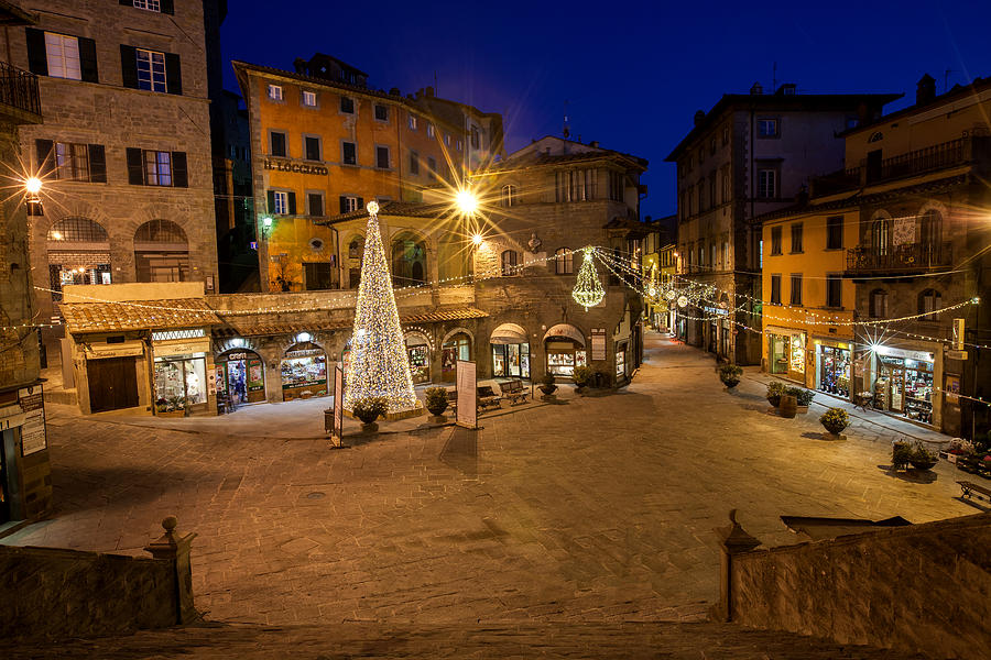 Etruscan Photograph - Christmas in Cortona 5 by Al Hurley