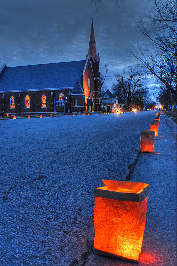 Christmas in Horton Kansas Photograph by Don Wolf