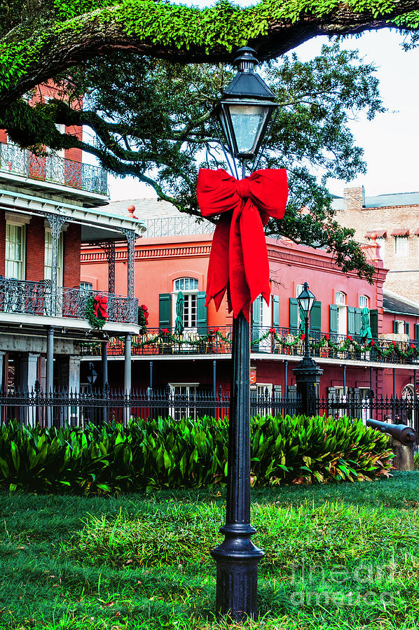 Christmas In Jackson Square 1 Photograph by Frances Ann Hattier