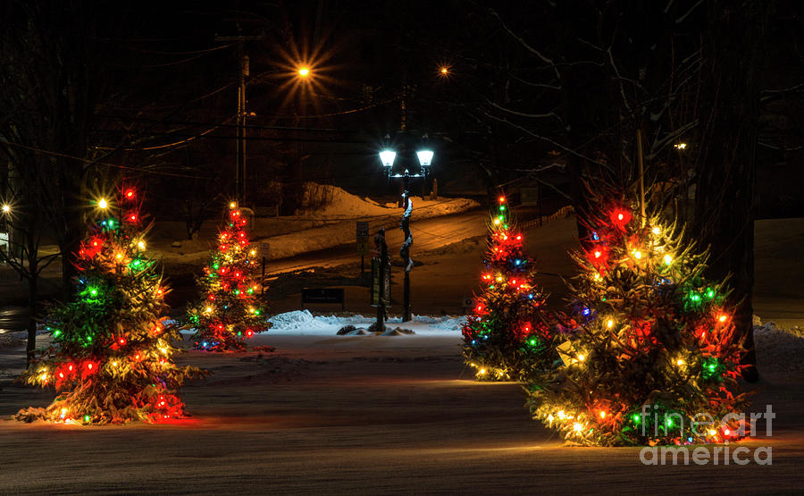 Christmas in New Milford. Photograph by New England Photography