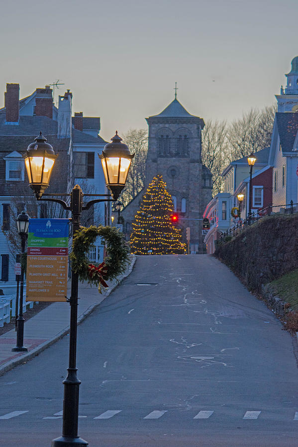 Christmas in Plymouth Photograph by Don Lonergan Fine Art America