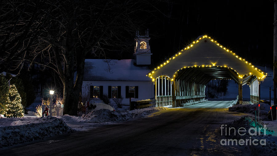 Christmas in Stark New Hampshire Photograph by New England Photography