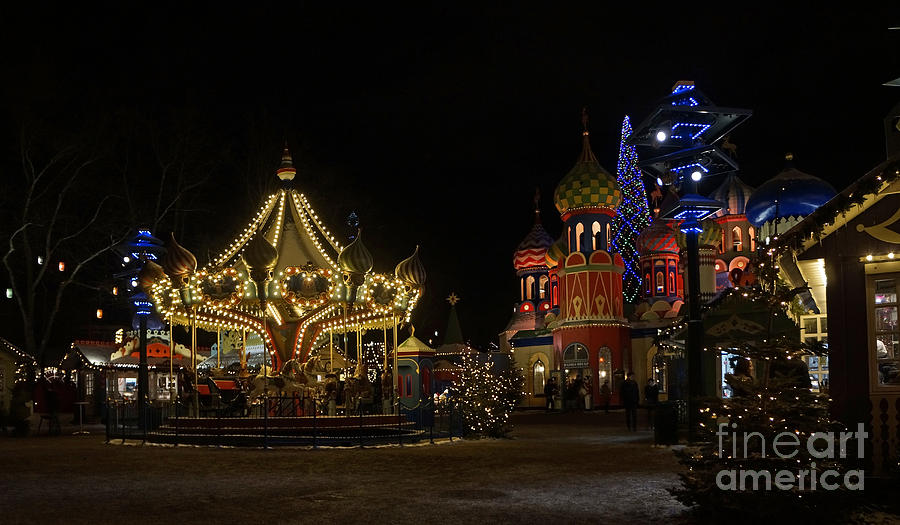 Christmas in Tivoli Photograph by Inge Riis McDonald