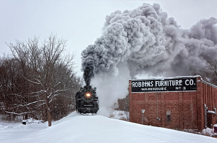 Train Photograph - Christmas Journey by Pat Eisenberger Train Photograph - Christmas Journey by Pat Eisenberger