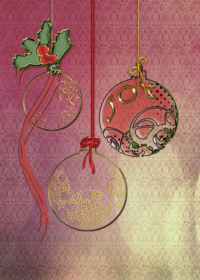 Christmas Digital Art - Christmas Joy by Arline Wagner