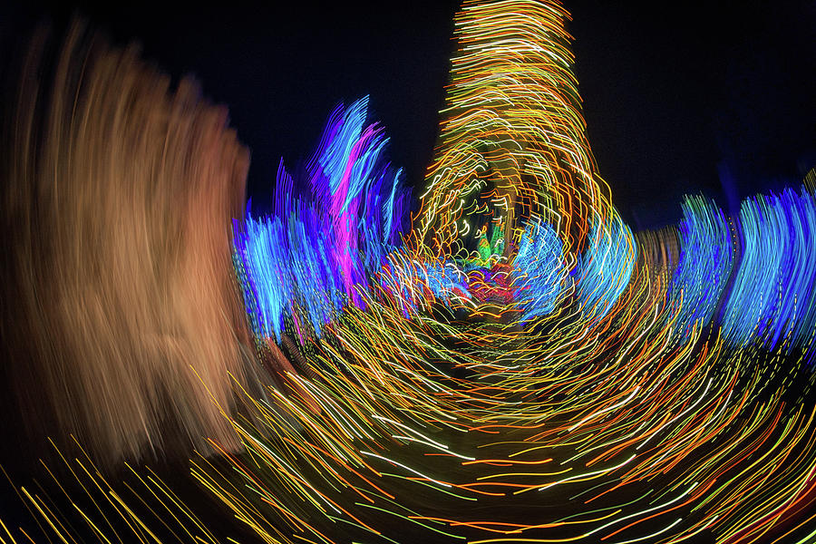 Christmas Photograph - Christmas Lights Abstract II by Rick Berk