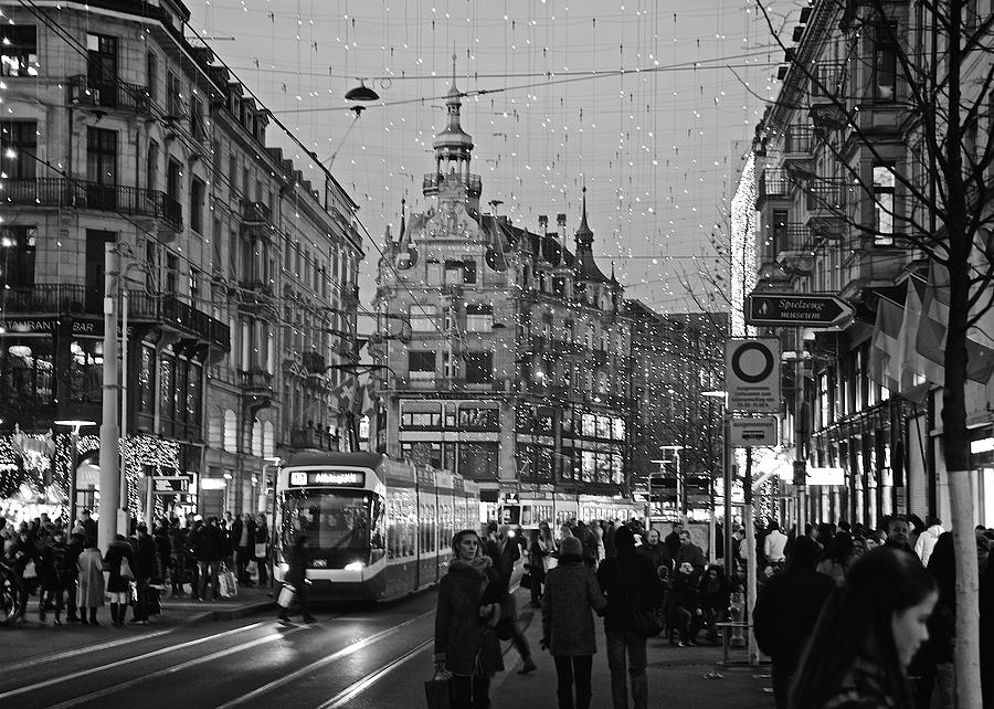 Christmas Lights in Zurich Photograph by Matt MacMillan
