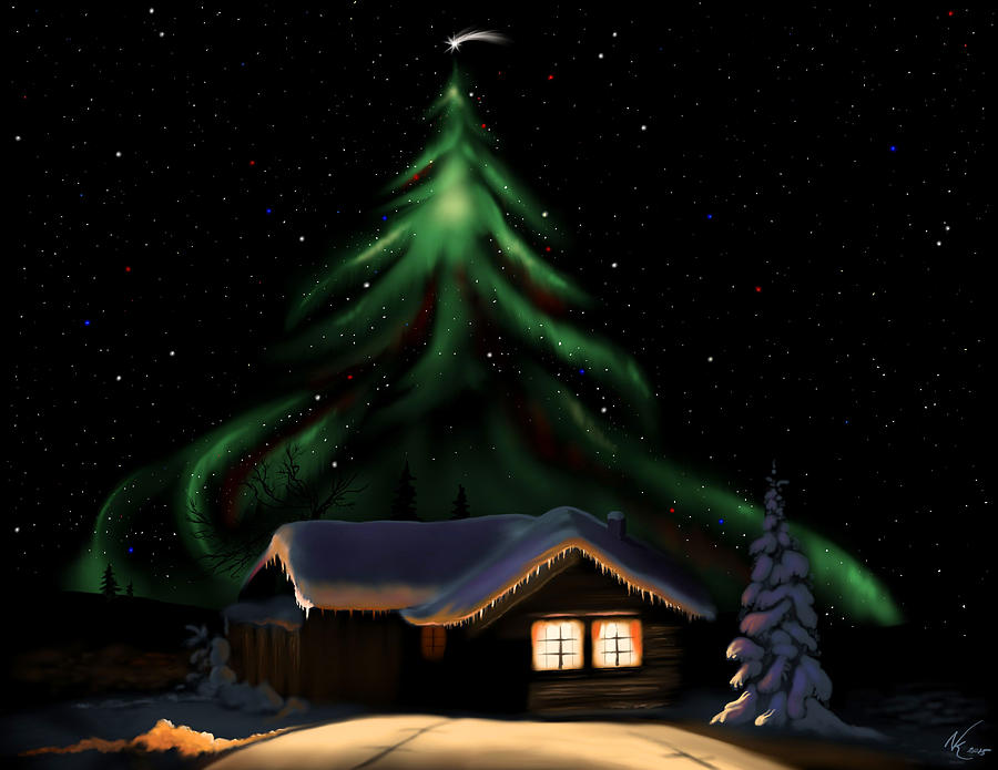 Christmas Lights Digital Art by Norman Klein