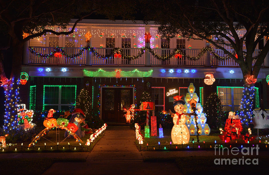 Christmas Photograph - Christmas Lights by Savannah Gibbs