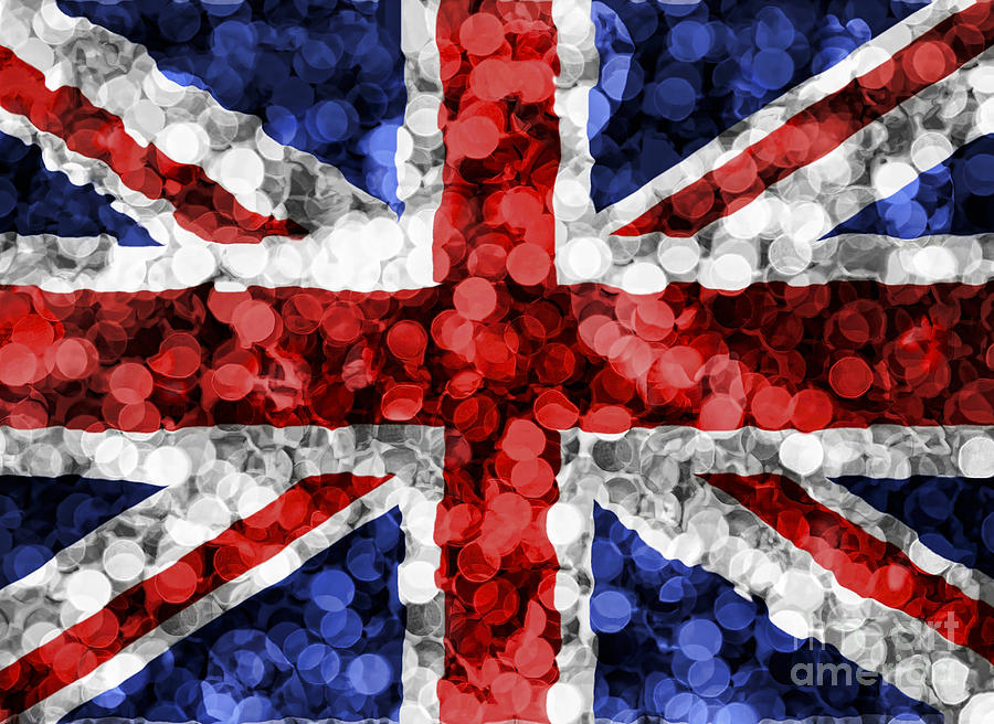 Christmas lights uk flag Photograph by Sebastien Coell - Pixels