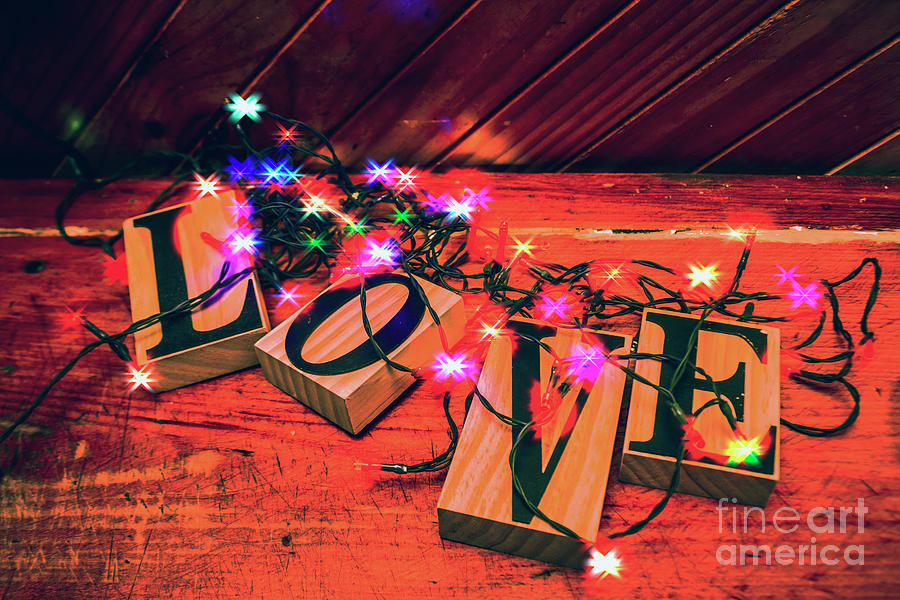 Christmas Love Decoration Photograph