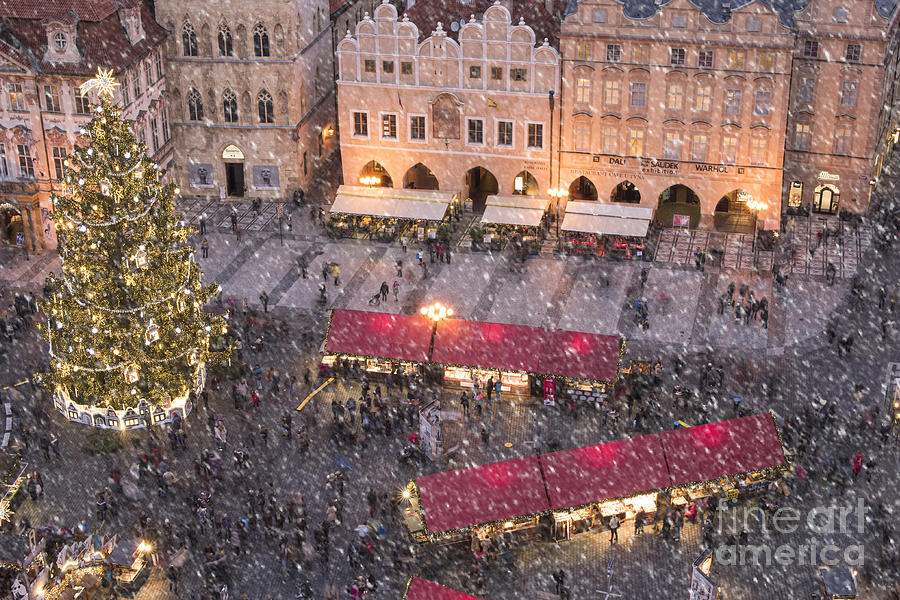 Christmas Market in Prague Photograph by Juli Scalzi