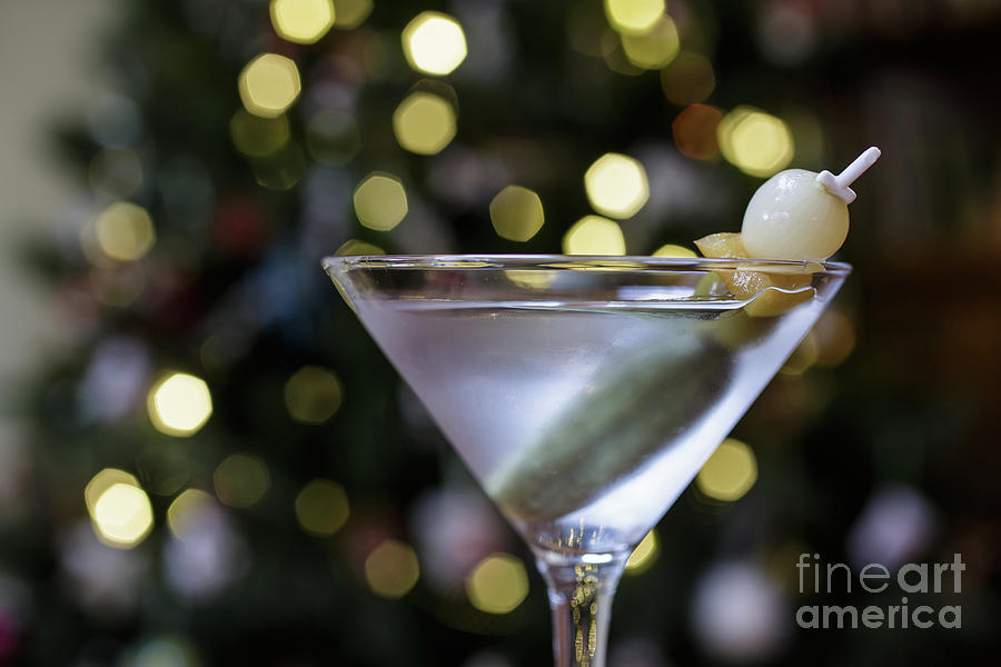 Christmas Martini Photograph by Edward Fielding