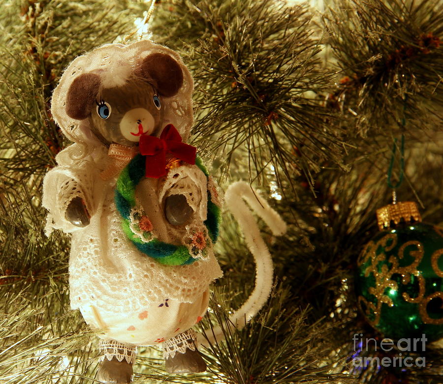 Christmas Mouse Photograph by Carol Komassa