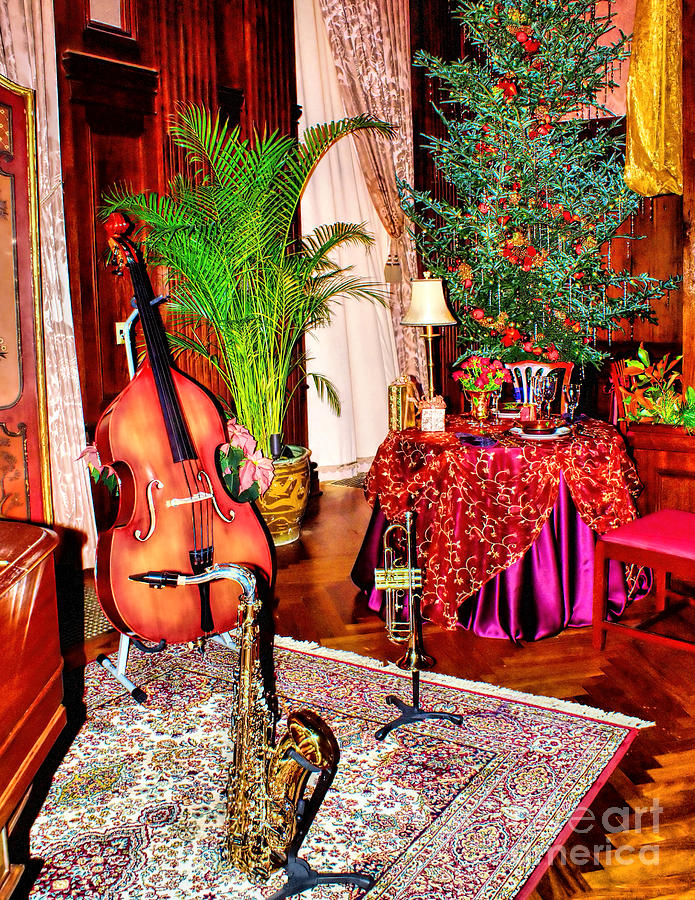 Christmas Music Room Photograph by Nick Zelinsky Jr