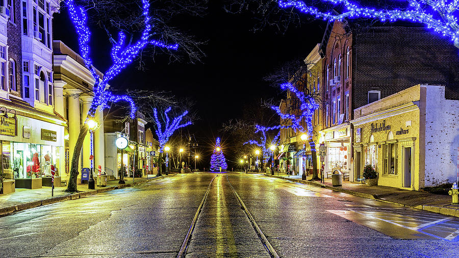 Christmas on Main Street Photograph by Sean Mills