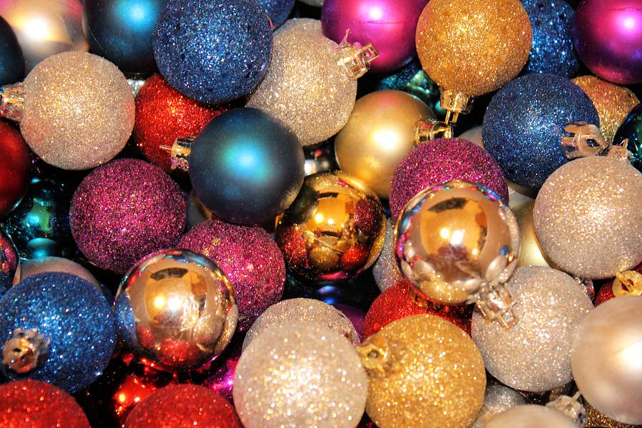 Christmas Photograph - Christmas Ornaments by Shelly Dixon