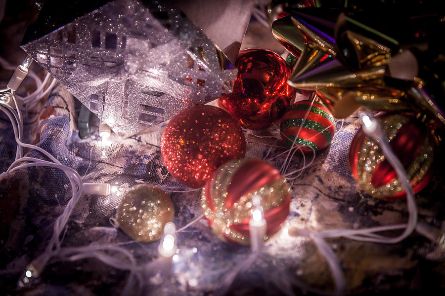 Christmas Ornamments Photograph by Ray Congrove