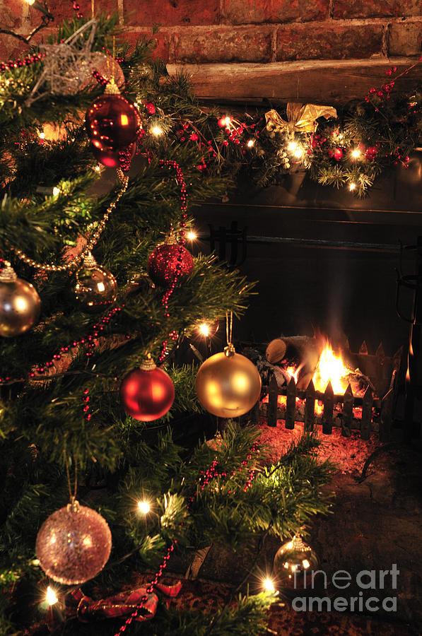 Christmas Photograph - Christmas round the fire by Andy Smy