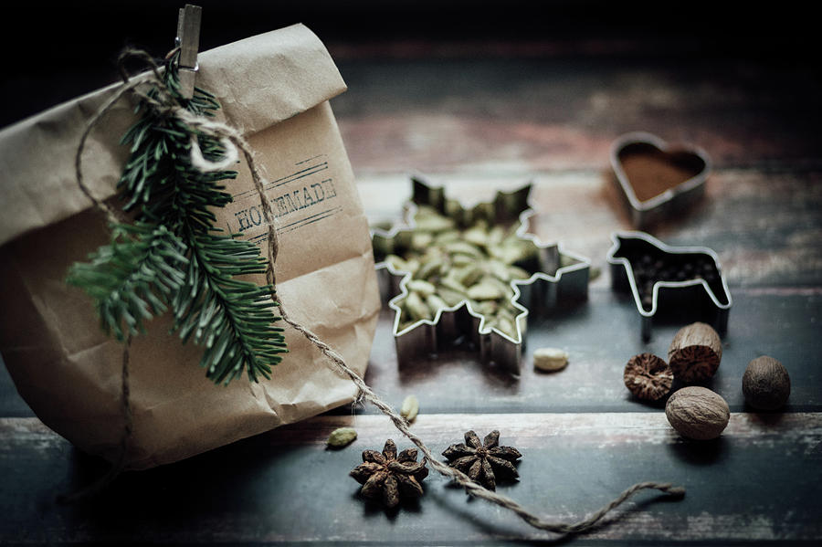 Cake Photograph - Christmas scents  by Aldona Pivoriene