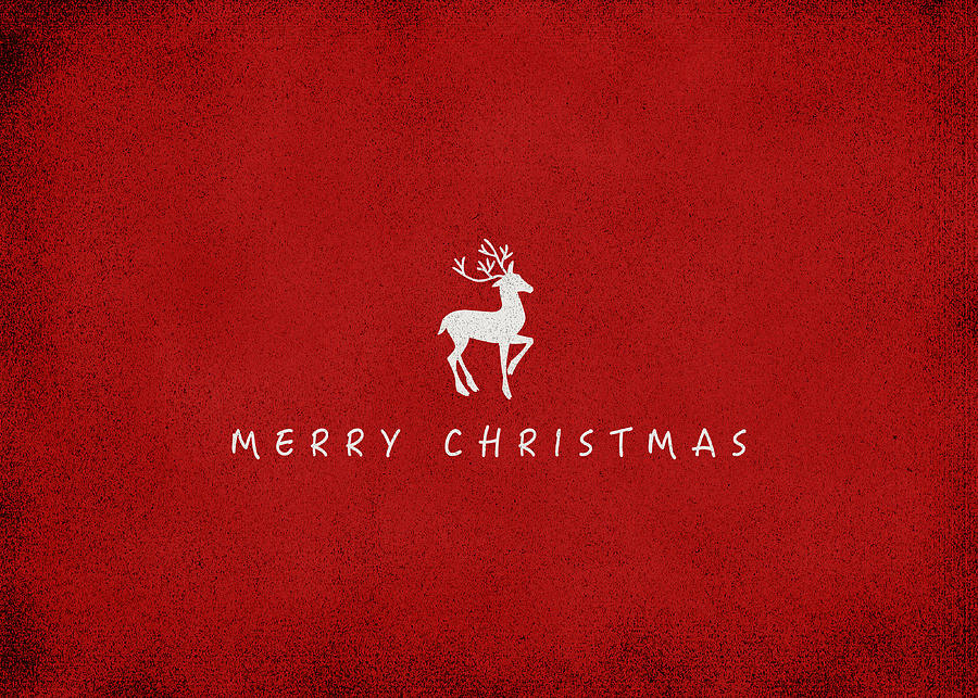Christmas Digital Art - Christmas series Christmas Deer by Kathleen Wong