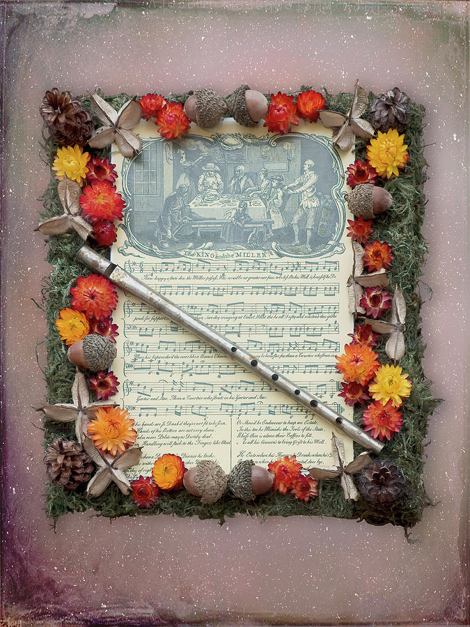 Christmas Sheet Music With Flute Photograph by Leslie Montgomery