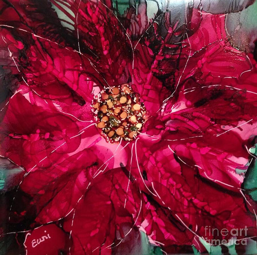 Christmas Sparkle Painting by Eunice Warfel