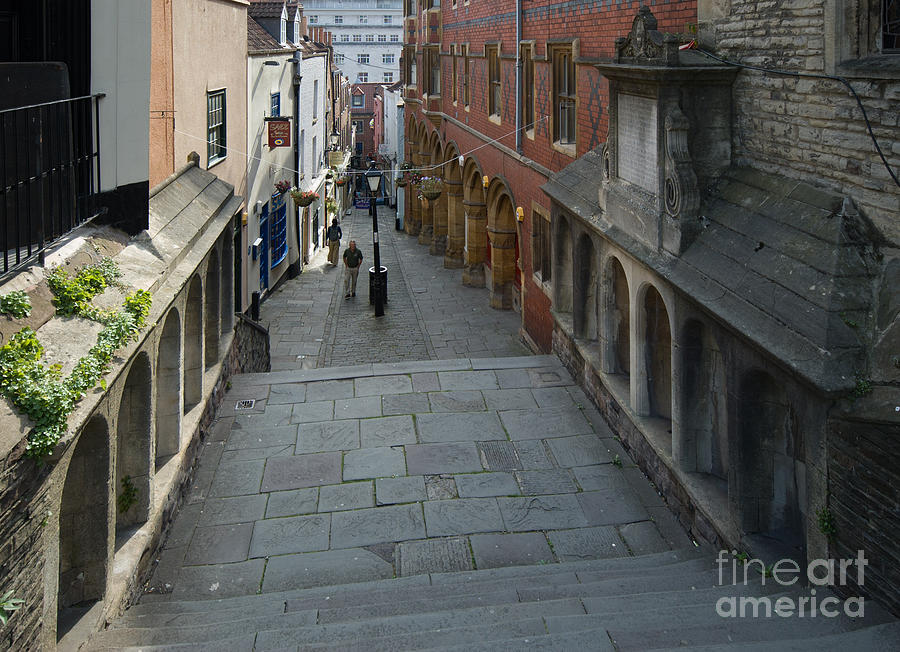 Christmas Steps, Bristol Photograph by Colin Rayner