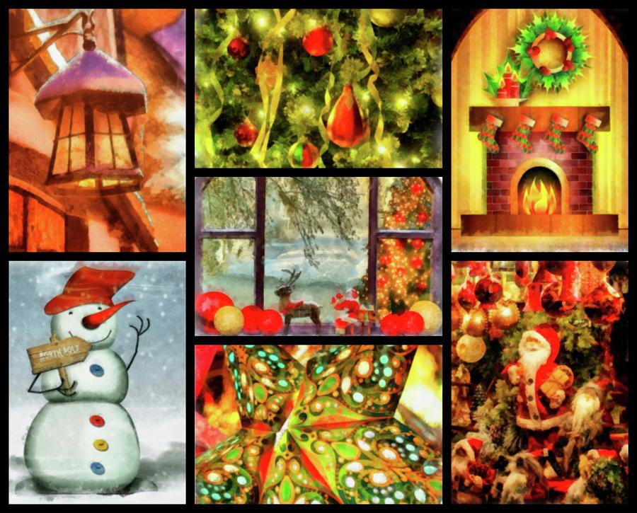 Christmas Time Painting by Esoterica Art Agency - Fine Art America