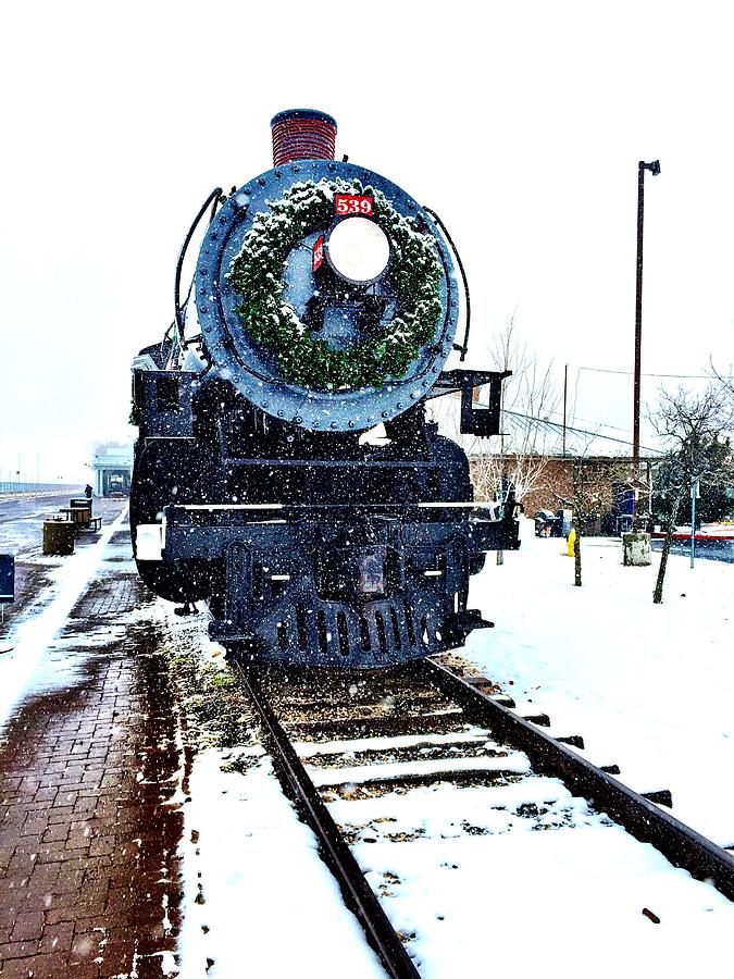Christmas Train Photograph by Brad Hodges